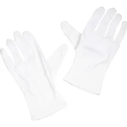 Handschuhe Baumwolle Gebleicht Gr. 9 2 ST