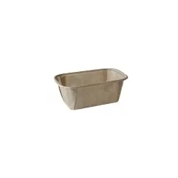 Papstar Pure Backformen, eckig 87113 , 1 Packung = 50 Stück, 6,5 x 11 x 4 cm