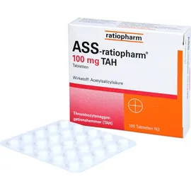 ASS-ratiopharm 100 mg TAH Tabletten 100 St.