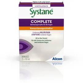 Alcon Systane Complete konservierungsmittelfrei Benetzungstropfen 2 x 10 ml