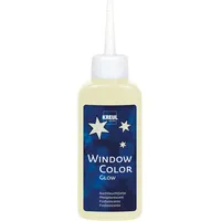 Kreul 42740 - Window Color nachtleuchtgelb 80ml Flasche