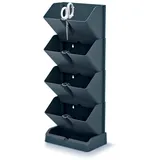 Prosperplast Mini Cascade Vertikaler Pflanztopf 19,5 x 11,4 x 47,5 cm