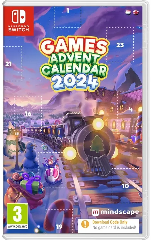 Games Advent Calendar 2024 (Code in a Box) - Nintendo Switch - Unterhaltung - PEGI 3