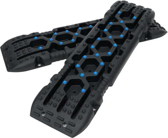 2er-Set Traktionsmatten gegen Durchdrehen – für zusätzlichen Grip der Reifen, 104 x 28 cm