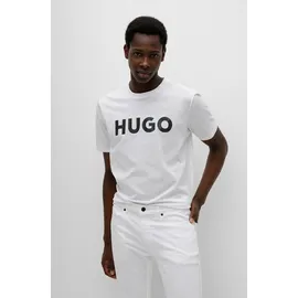 Hugo Dulivio Kurzarm-T-Shirt Open White M