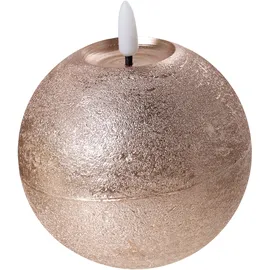 Beliani LED Kerzen 3er Set 11 cm Gold