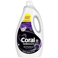 Coral Farbschutz Schwarz Flüssigwaschmittel für Farben Vorteilspack 40 WL