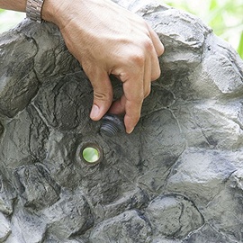 HEISSNER Bachlaufschale 87 x 68 x 8 cm felsgrau