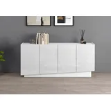 OTTO home Sideboard VELA 160 x 75 x 35 cm Weiß hochglanz