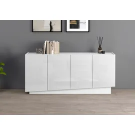 OTTO home Sideboard VELA 160 x 75 x 35 cm Weiß hochglanz