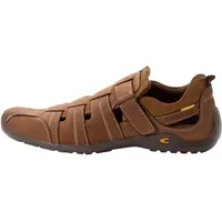 camel active Herren Sandalen aus echtem Leder Hellbraun menswear-42 - 42 EU