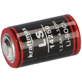 XCell 2x Lithium 3,6V Batterie LS14250 AKKUman Set (2er)