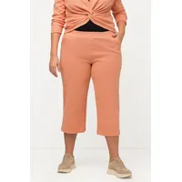 Ulla Popken Culotte Wadenlang Beige/Rot 46-48
