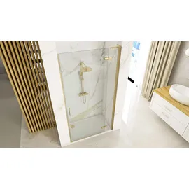 REA Duschtür Hugo 80 Brush Gold