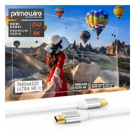 Primewire 8K Premium HDMI Ultra High Speed Kabel 2.1 7680 x 4320 @ 120 Hz mit DSC - 3m
