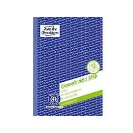 Avery Zweckform Formularbuch Kassenbericht A5 weiß