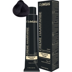 Femmas Premium Haarfarbe FemMas Hair Color Cream 100ml Haarfarbe braun|schwarz