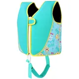 Kinder Schwimmjacke,Kleinkind Neopren Schwimmen Weste Schwimmtraining Hilfe Schwimmende Badeanzug mit Einstellbare Sicherheits Straps für Jungen und Mädchen