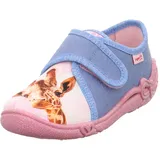 superfit Belinda Hausschuhe, Hellblau/Pink 8400, 25 EU Weit