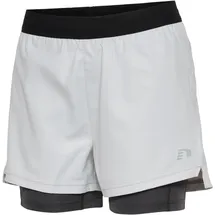 New Line 2in1 Running Shorts Damen oyster mushroom XS