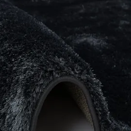 Snapstyle Hochflor Shaggy Teppich Mix Anthrazit, in 24 Größen