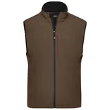 James & Nicholson Softshellweste JN136" - James & Nicholson Brown 3XL"