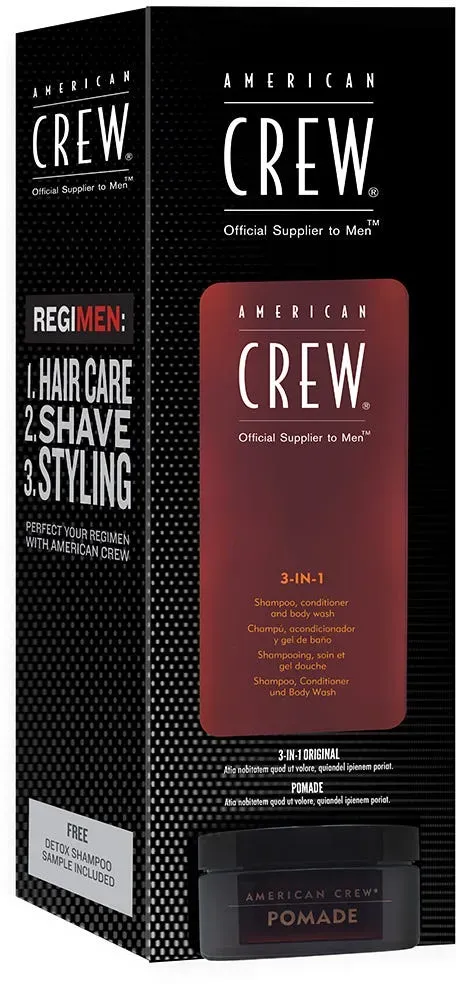 American Crew Regimen Pomade Duo