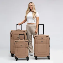 Redolz Essentials 12 Koffer-Set 3-tlg. braun/coffee