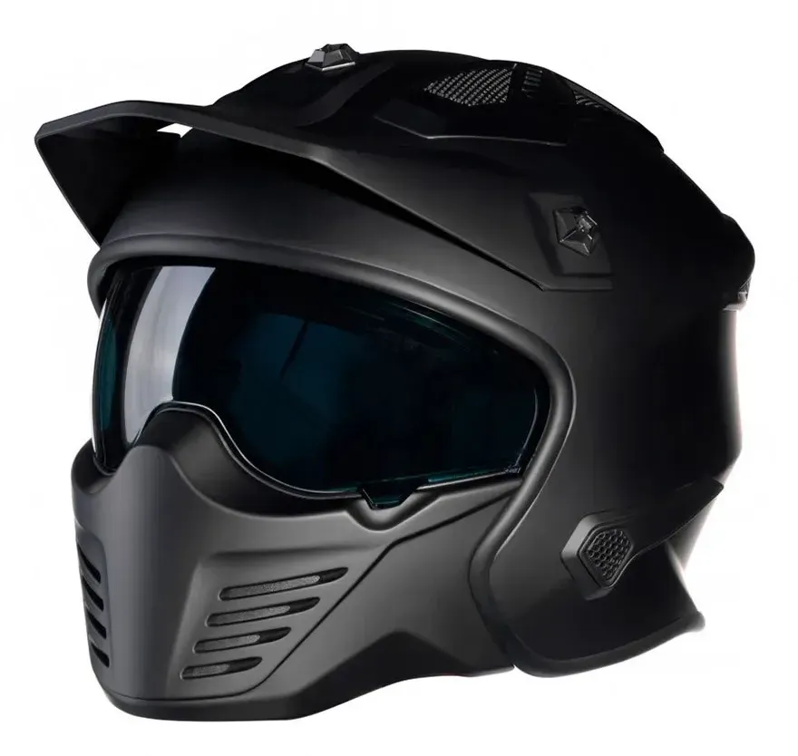 Bayard Xp-69 S Draco Hybrid Klapphelm - Flat Black - S