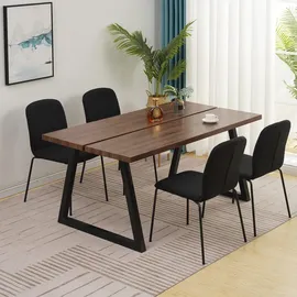 Albatros Esszimmerstühle 4er Set beige - stapelbar, bequemer Polsterstuhl - Eleganter Küchenstuhl, Stuhl Esszimmer oder Esstisch Stuhl, Konferenzstuhl , Stückzahl:4, Farbe:beige