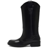 Derimod Cowboy-Stiefel aus Leder Cowboy Boots Lederfutter, TPU Sohle, Absatz 5,5 cm schwarz 37 EU