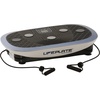 Vibrationsplatte »Lifeplate 4.0«, (Set, 3 tlg., mit Trainingsbändern, Trainingsplan, Unterlegmatte), schwarz
