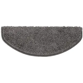 Karat Shaggy-Stufenmatte Barcelona Halbrund 23,5 x 65 cm