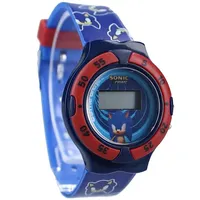 Sonic The Hedgehog Digitaluhr Kids Time! Digitale Kinderuhr mit Sonic-Motiv & PVC-Armband
