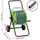 vidaXL Schlauchwagen 30 m PVC Grün