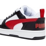 Puma Rebound V6 Lo Jr Turnschuhe, Puma White For All Time Red Puma Black, 38.5 EU