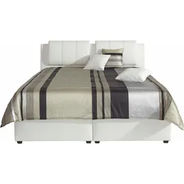 MAINTAL Polsterbett MAINTAL, weiß, B:112cm L:223cm, Betten, Polsterbett, mit verstellbaren Kopfteilen