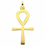 Kettenanhänger ADELIA ́S "Kreuzanhänger 333 Gold ( 8K )", gold, Schmuckanhänger, Damen, Gold, Kettenanhänger, Goldanhänger Kreuz