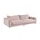 Candy Big-Sofa Cord 3-Sitzer Rosa