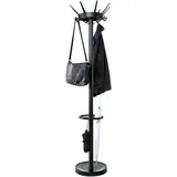 Maul Kleiderständer Caligo 9408090 schwarz Metall 32 Haken 46,0 x 175,0 cm