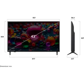LG 43UA75006LA 43" LED 4K UHD AI Smart TV UA75