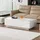stilvora Couchtisch Weiß MDF 100 x 31 x 50 cm