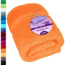 Lashuma Linz Badetuch 100 x 150 cm orange
