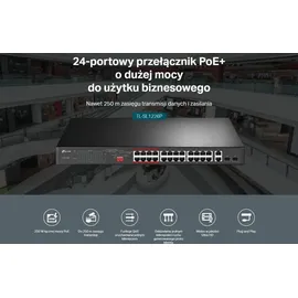 TP-Link TL-SL1226P PoE+ Switch 26-Port 10/100Mbps