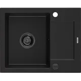Mexen Enzo Granitspüle 576 x 465 mm Schwarz