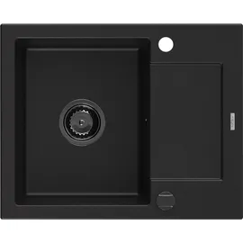 Mexen Enzo Granitspüle 576 x 465 mm Schwarz