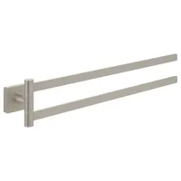 Villeroy & Boch Elements Striking Handtuchhalter zweiarmig Brushed Nickel TVA15202500064