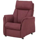 Hukla Relaxsessel Pascal Mikrofaser 77 x 102 x 90 cm Rot elektrisch
