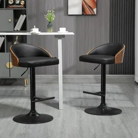 Homcom Barhocker 49,5 x 96 x 48 cm Schwarz