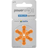 Powerone Hörgerätebatterien Typ 10 13 312 675 (60x Typ 13 orange)